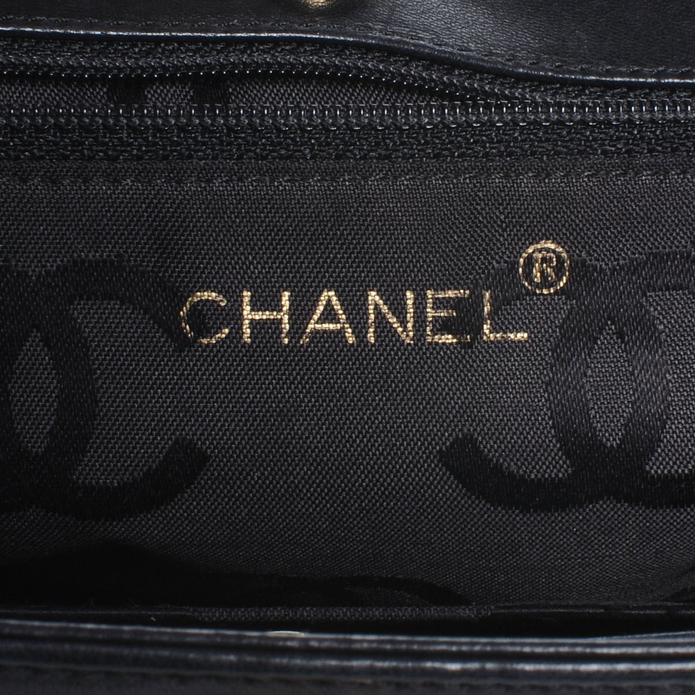 Lambskin Shopping Tote Black