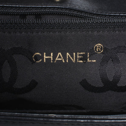 Chanel Lambskin Shopping Tote Black 6 of 7