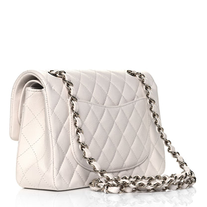 Chanel Caviar Quilted Small Double Flap White 4 of 9