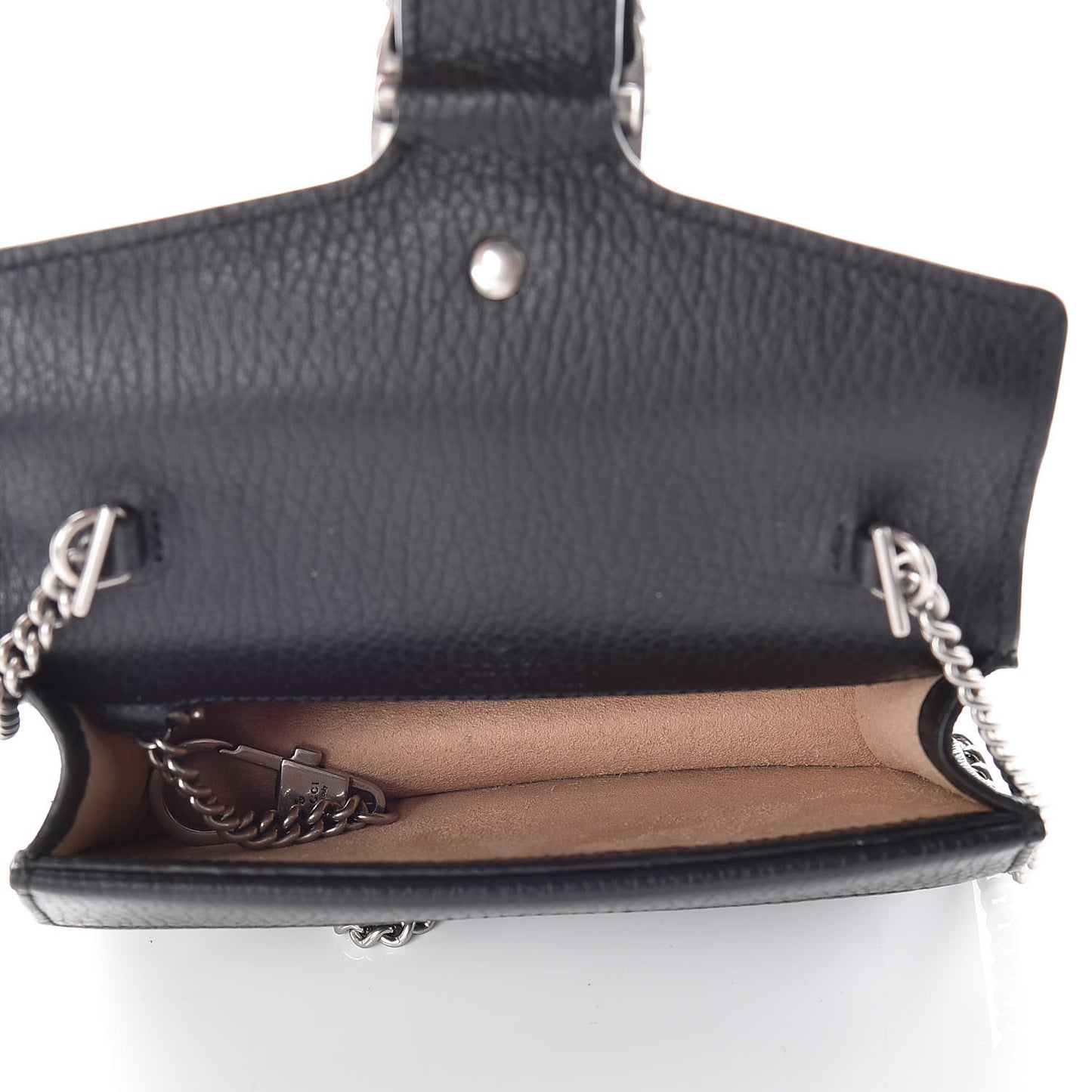 Calfskin Super Mini Dionysus Shoulder Bag Black