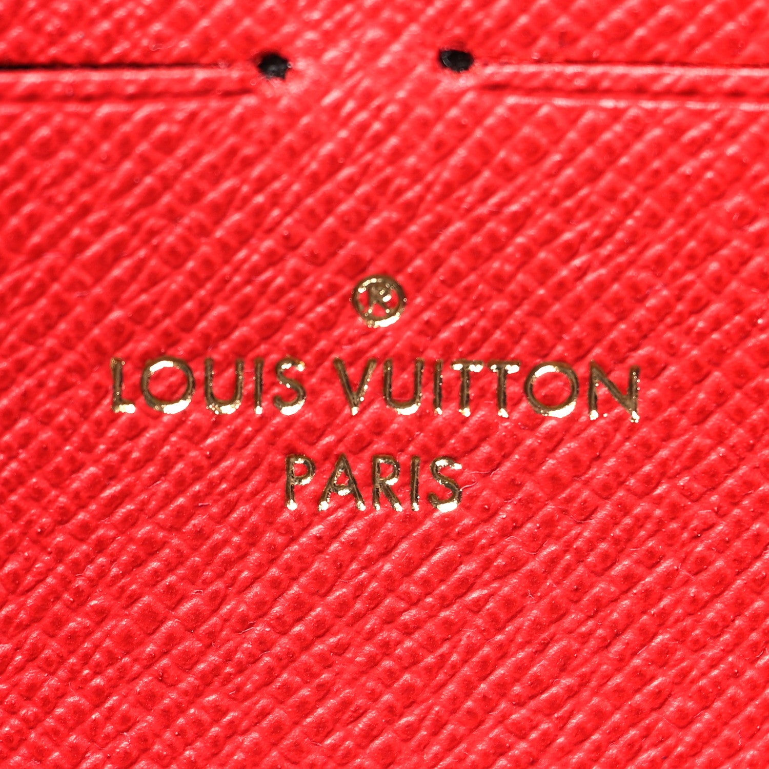 Louis Vuitton Damier Ebene Clemence Wallet Cherry 6 of 9