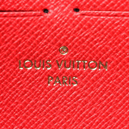 Louis Vuitton Damier Ebene Clemence Wallet Cherry 6 of 9