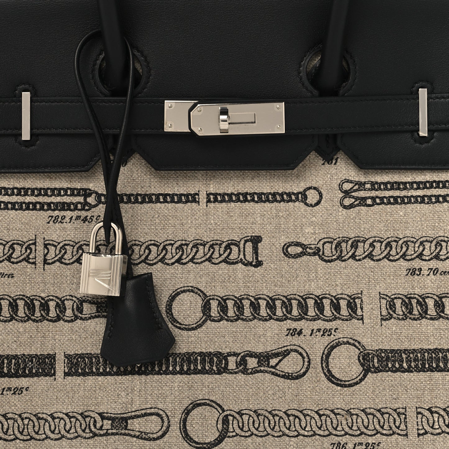 Swift Toile De Camp Dechainee Birkin 35 Black