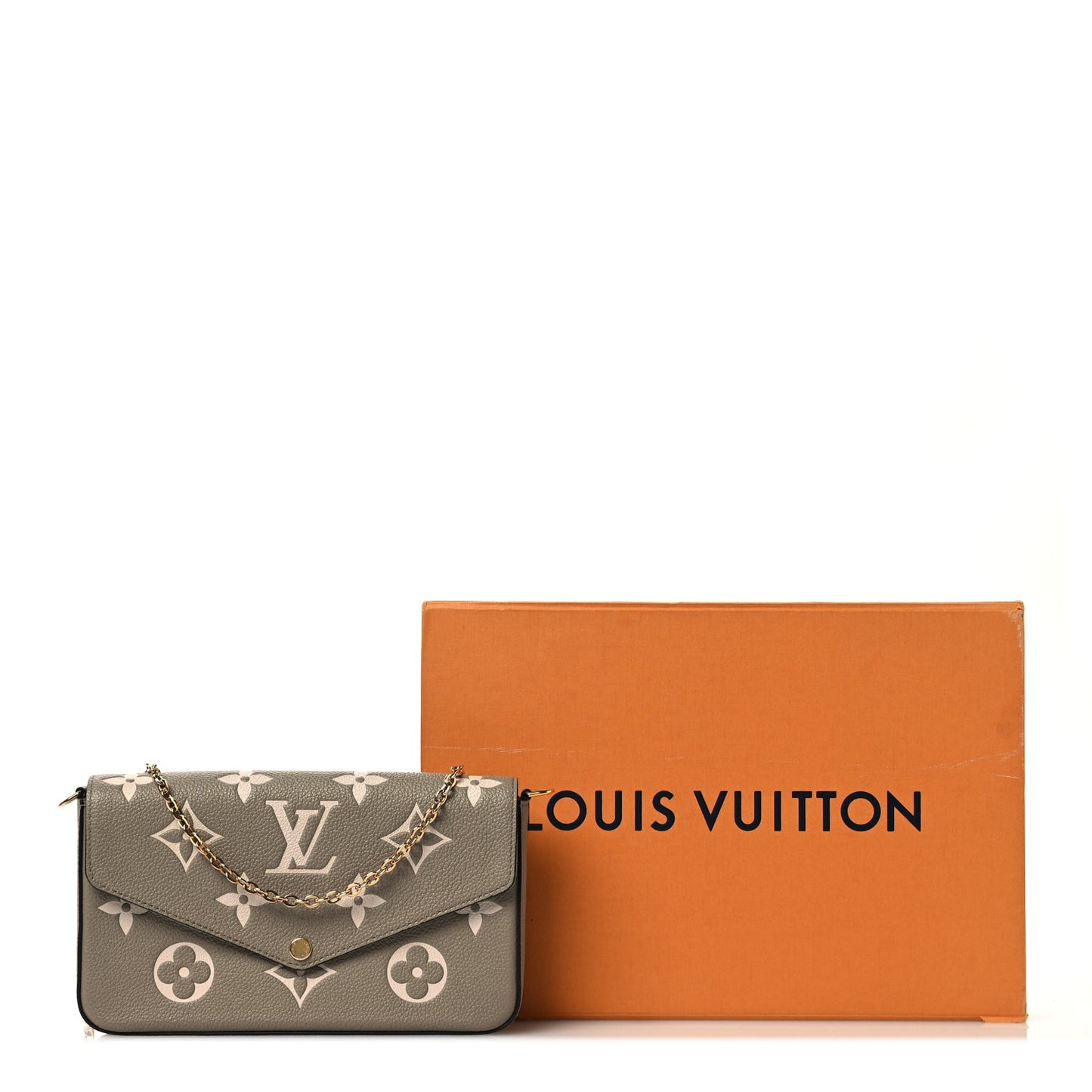 Empreinte Monogram Giant Felicie Pochette Tourterelle Creme