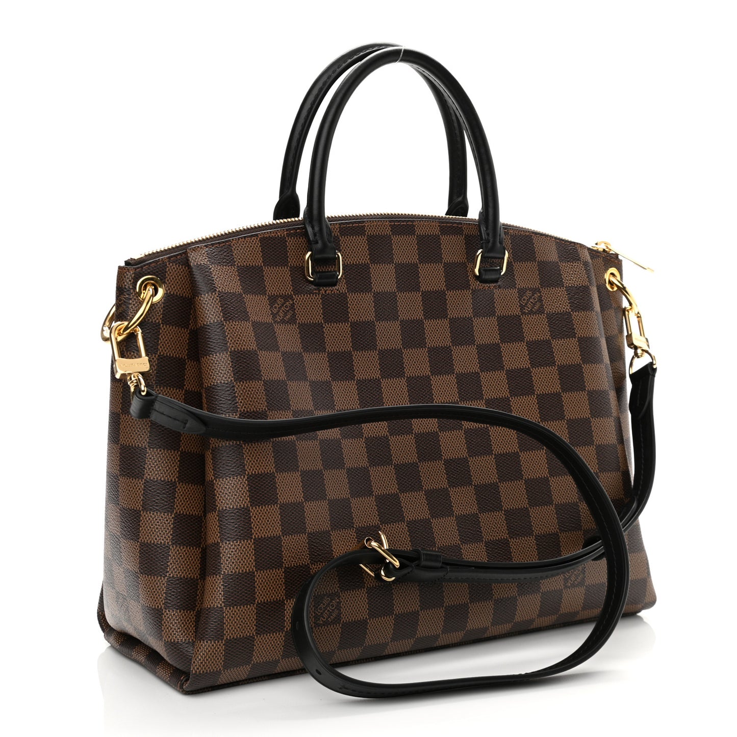 Damier Ebene Odeon Tote MM Black