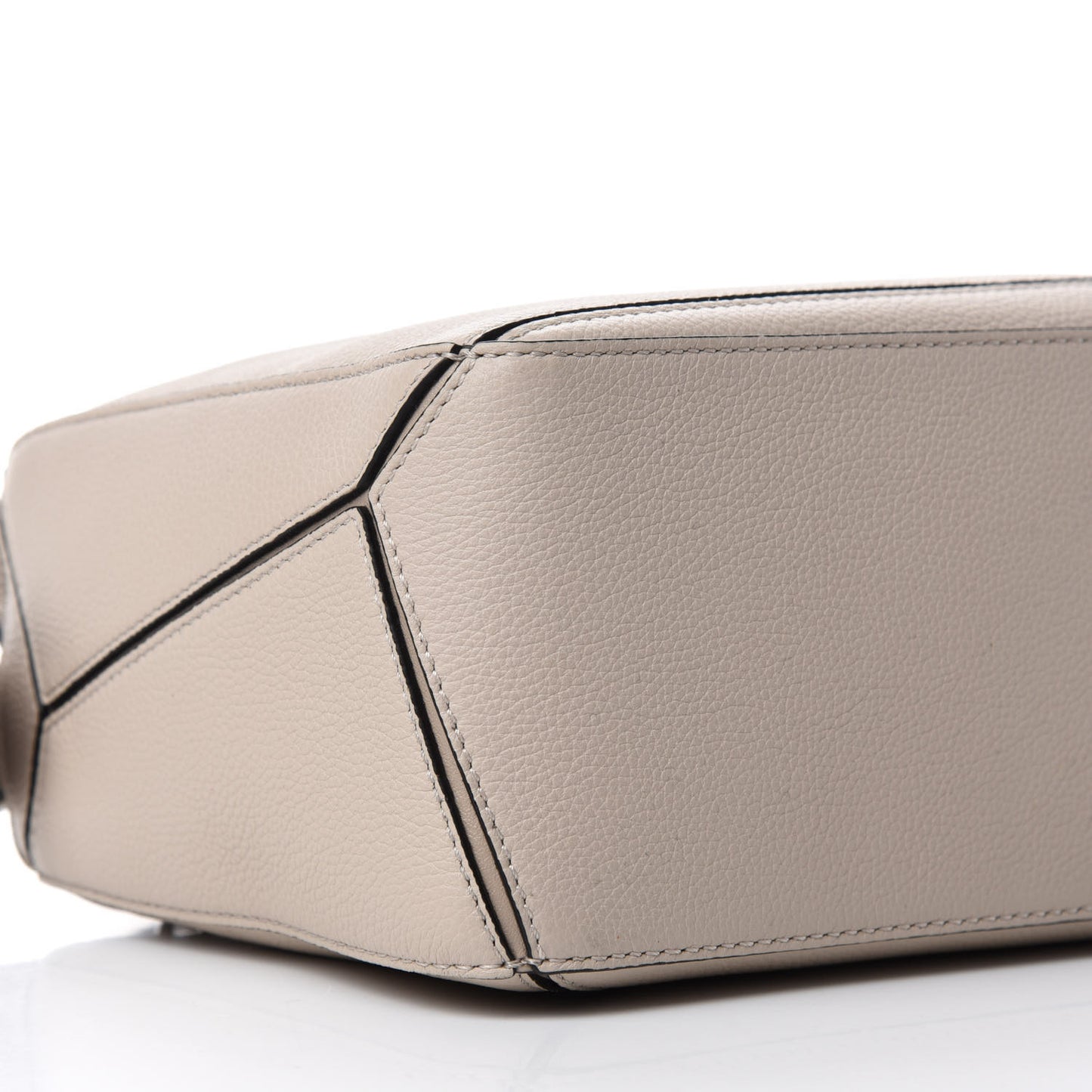 Calfskin Small Puzzle Bag Light Oat