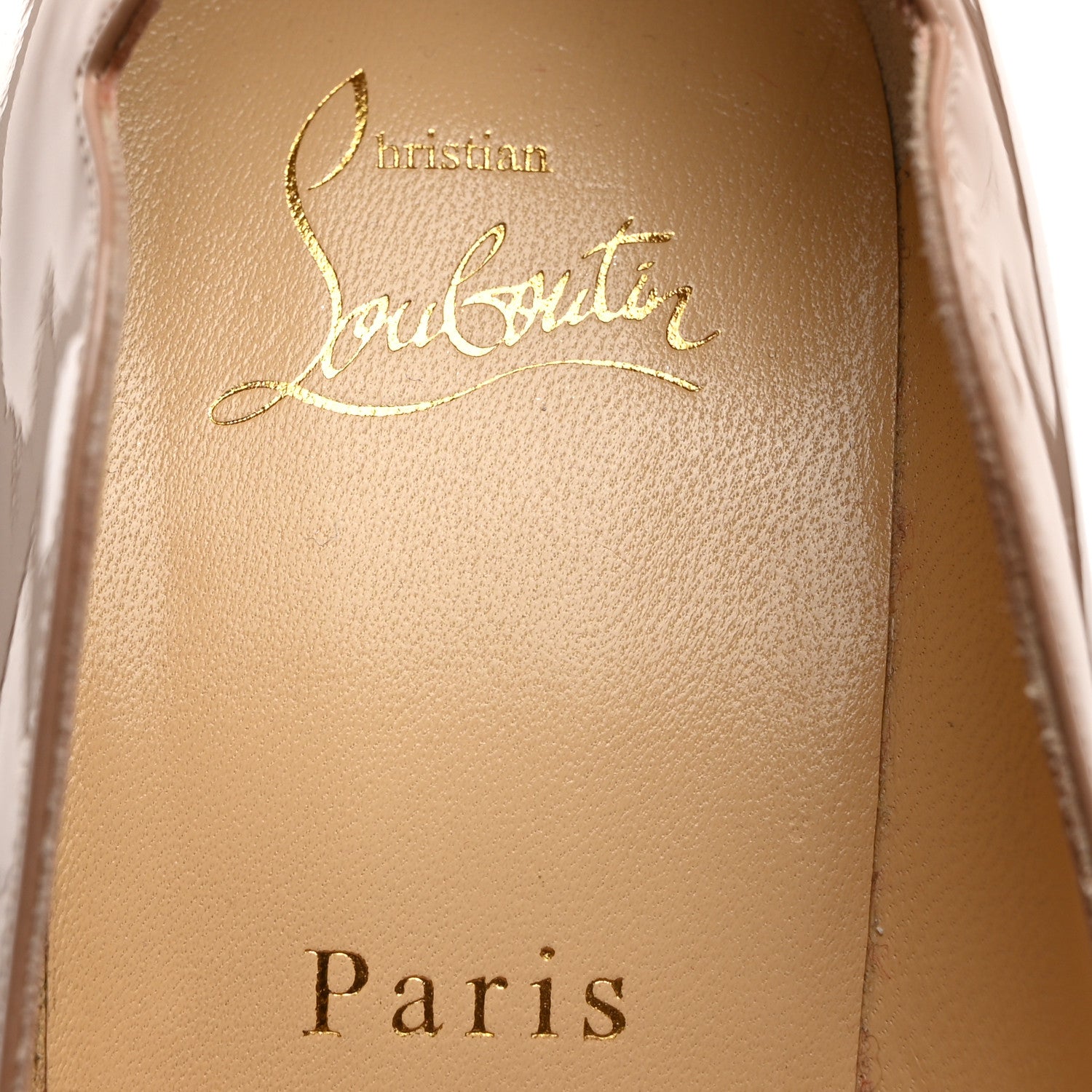 Christian Louboutin Metallic Patent Psychic Hot Chick 100 Pumps 39 Platine 6 of 7