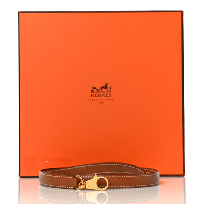 Hermes Epsom Kelly Shoulder Strap Gold 5 of 5