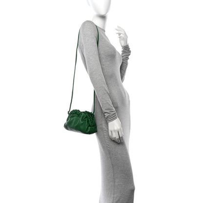 Mansur Gavriel Lambskin Mini Cloud Clutch Green 2 of 11