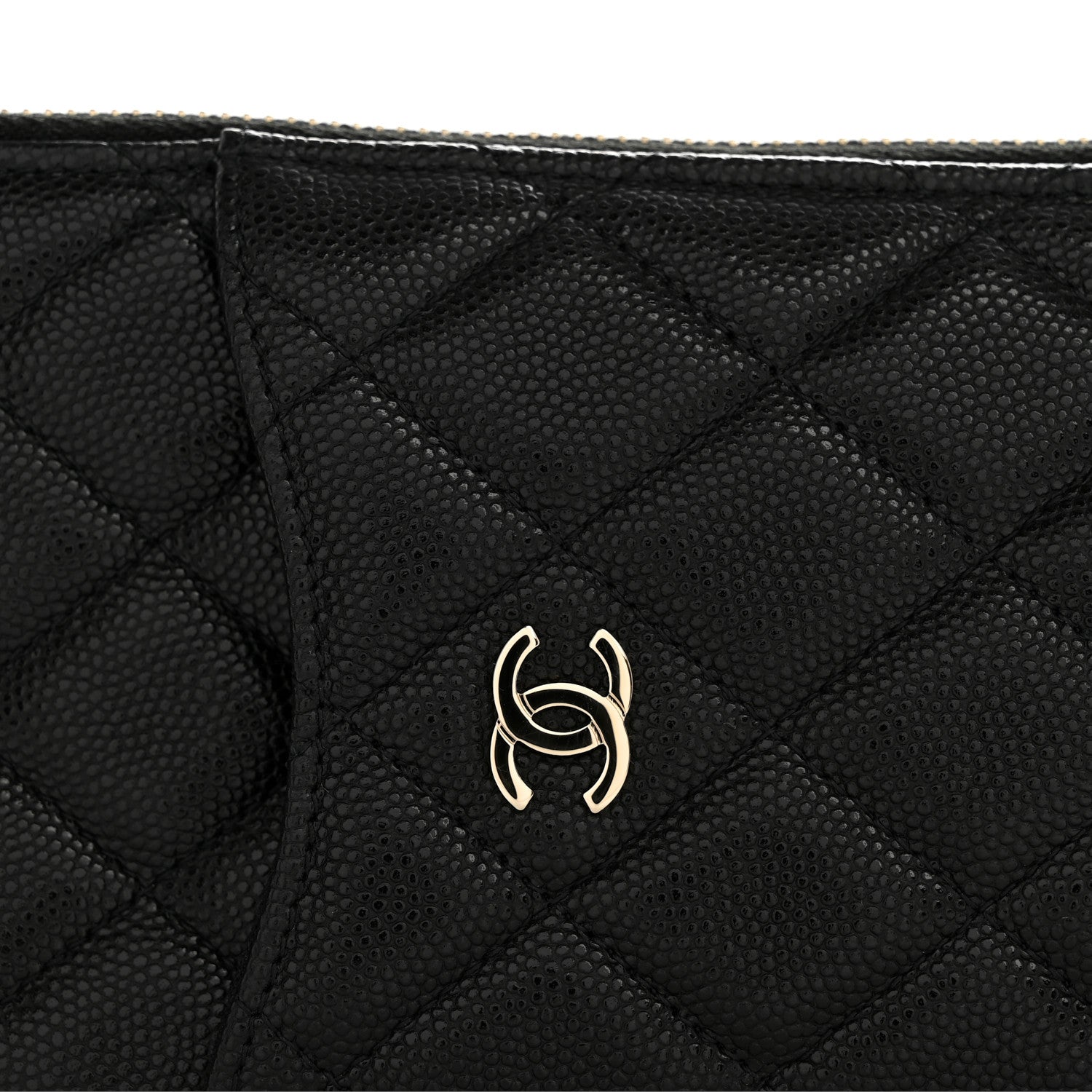 Chanel Caviar Quilted Classic iPhone Pouch Black 8 of 10