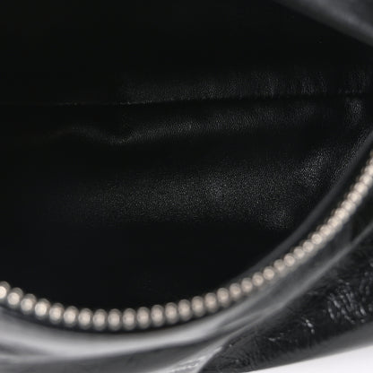Prada Soft Lux Calfskin Shoulder Bag Black 5 of 10