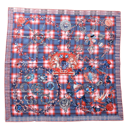 Hermes Silk Fleurs D'Ecosse Scarf 90 1 of 8