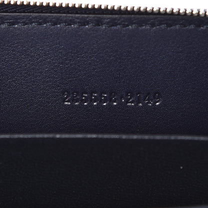 Gucci GG Supreme Monogram Zip Around Card Case Blue 7 of 8