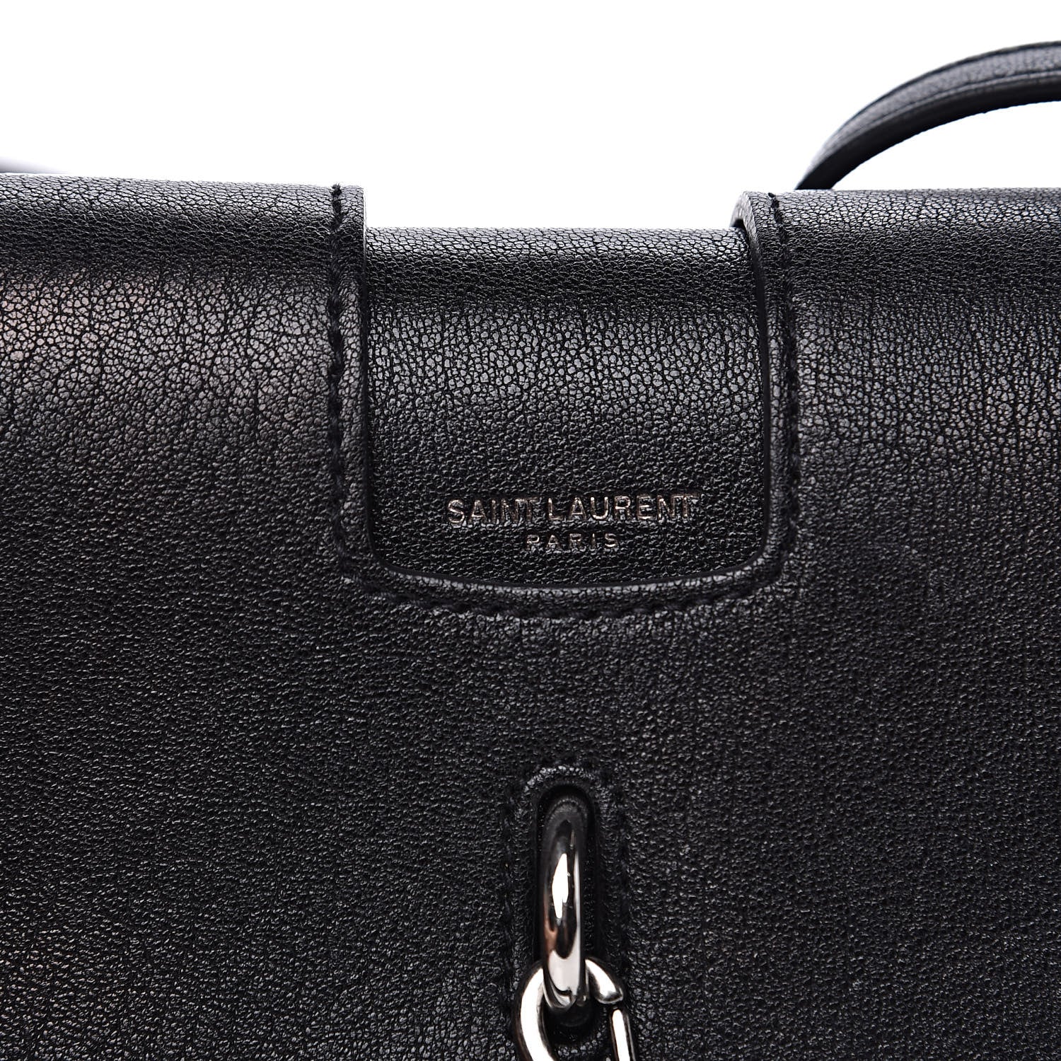 Saint Laurent Lambskin Toy Charlotte Messenger Bag Black 9 of 12
