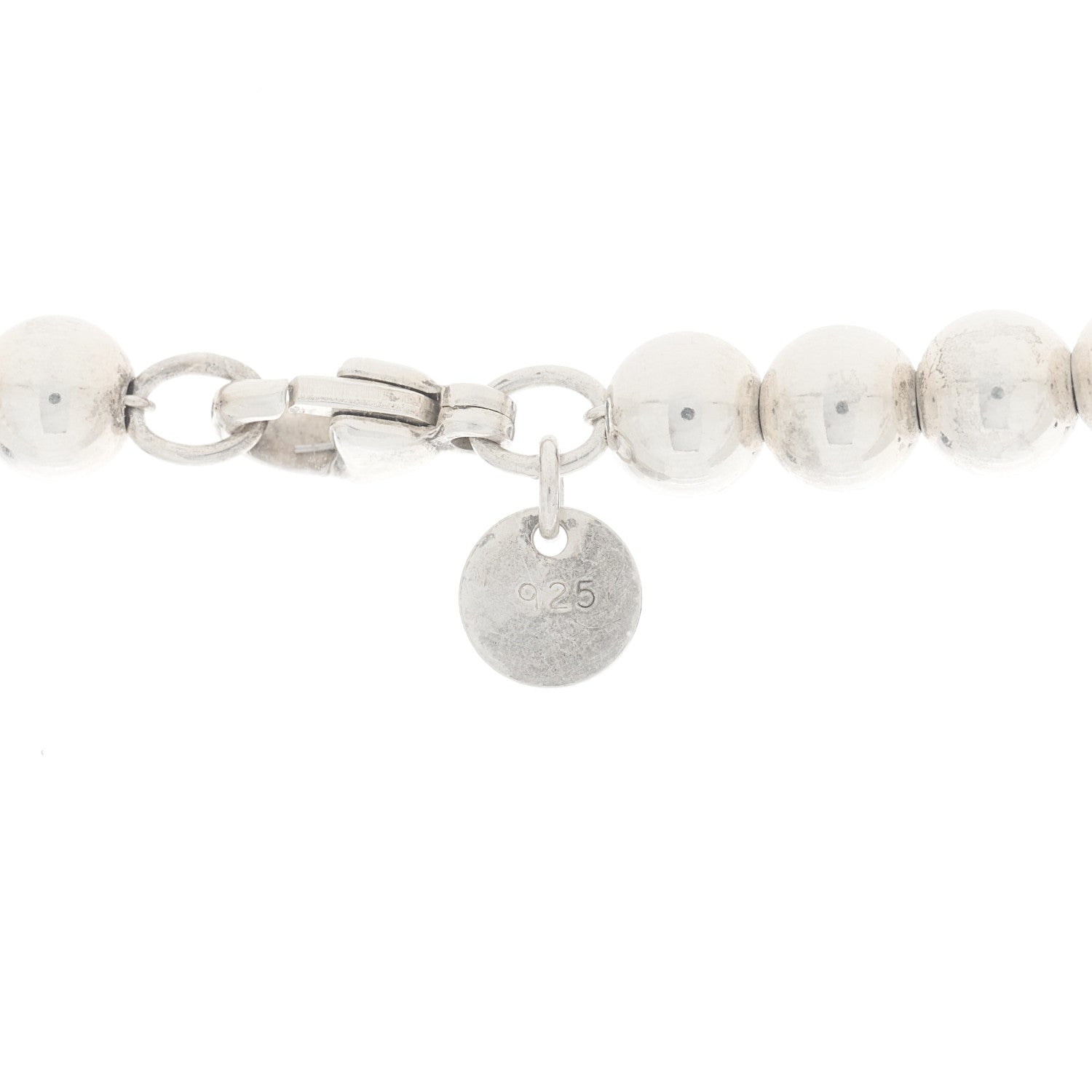 Tiffany Sterling Silver HardWear Graduated Ball Necklace 2 of 3