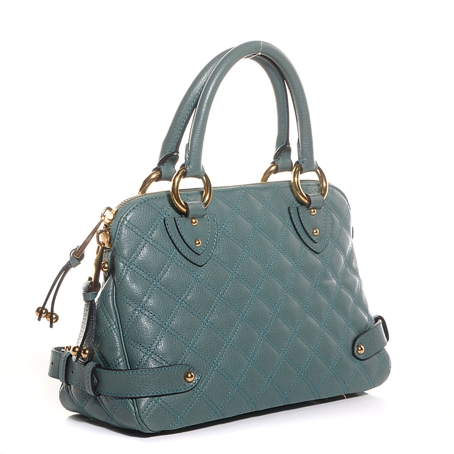 Quilted Leather Elise Topaz