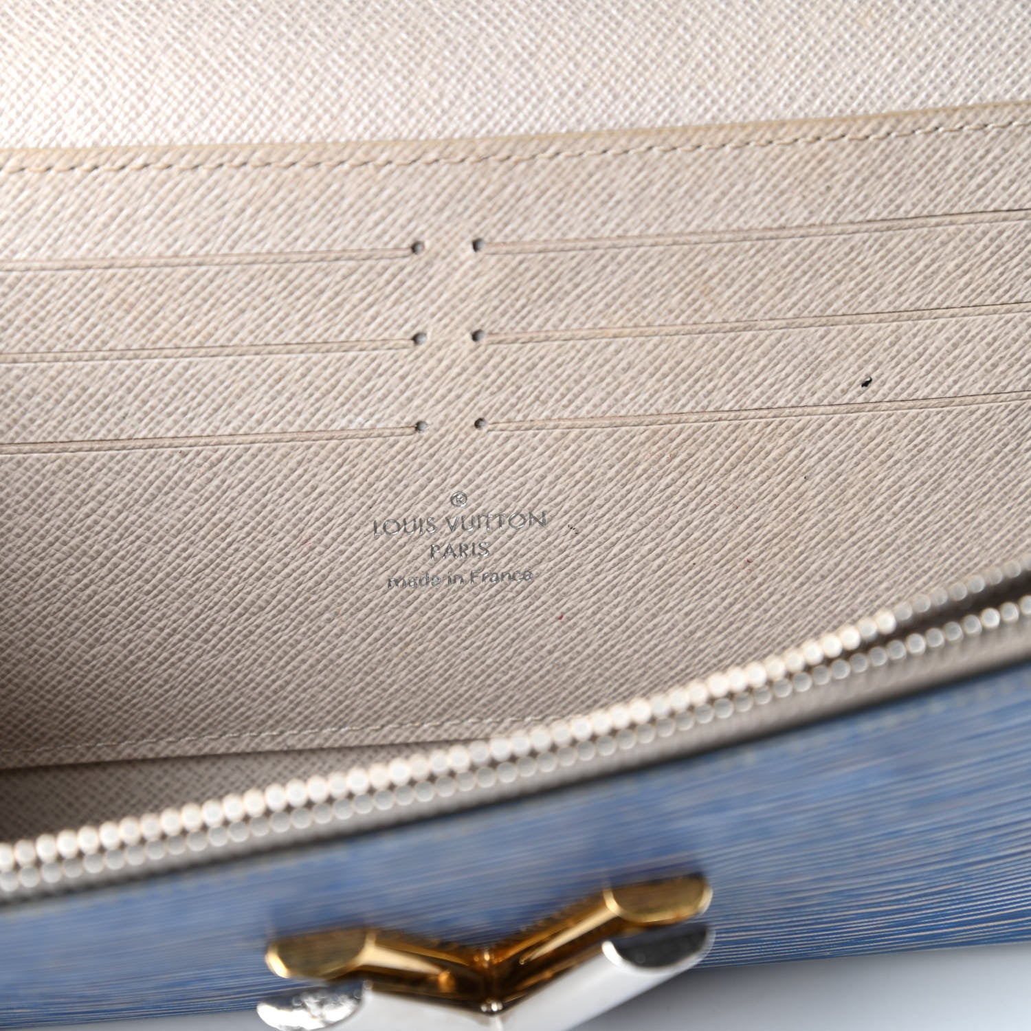 Louis Vuitton Epi Twist Chain Wallet Denim Light 8 of 11