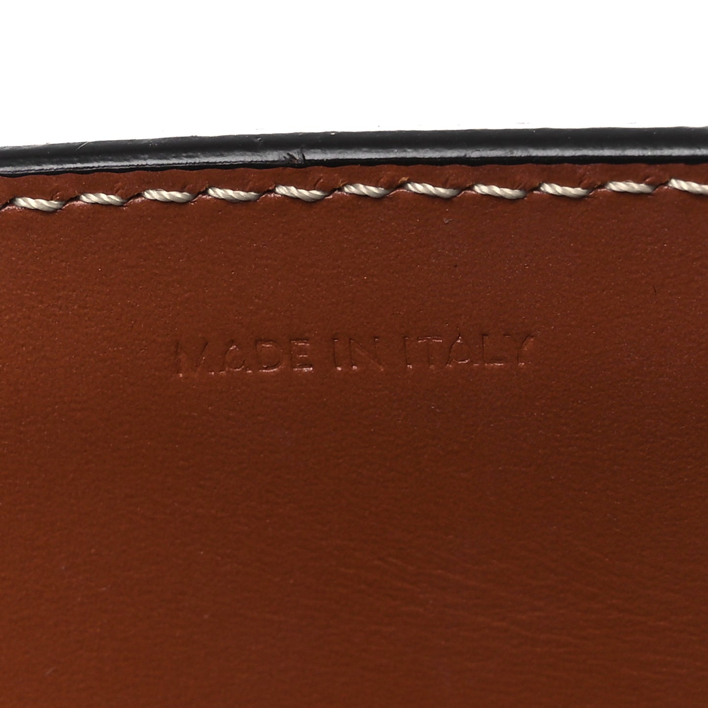 All Over Textile Calfskin Small Vertical Cabas Natural Tan Black