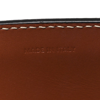 Celine All Over Textile Calfskin Small Vertical Cabas Natural Tan Black 7 of 14