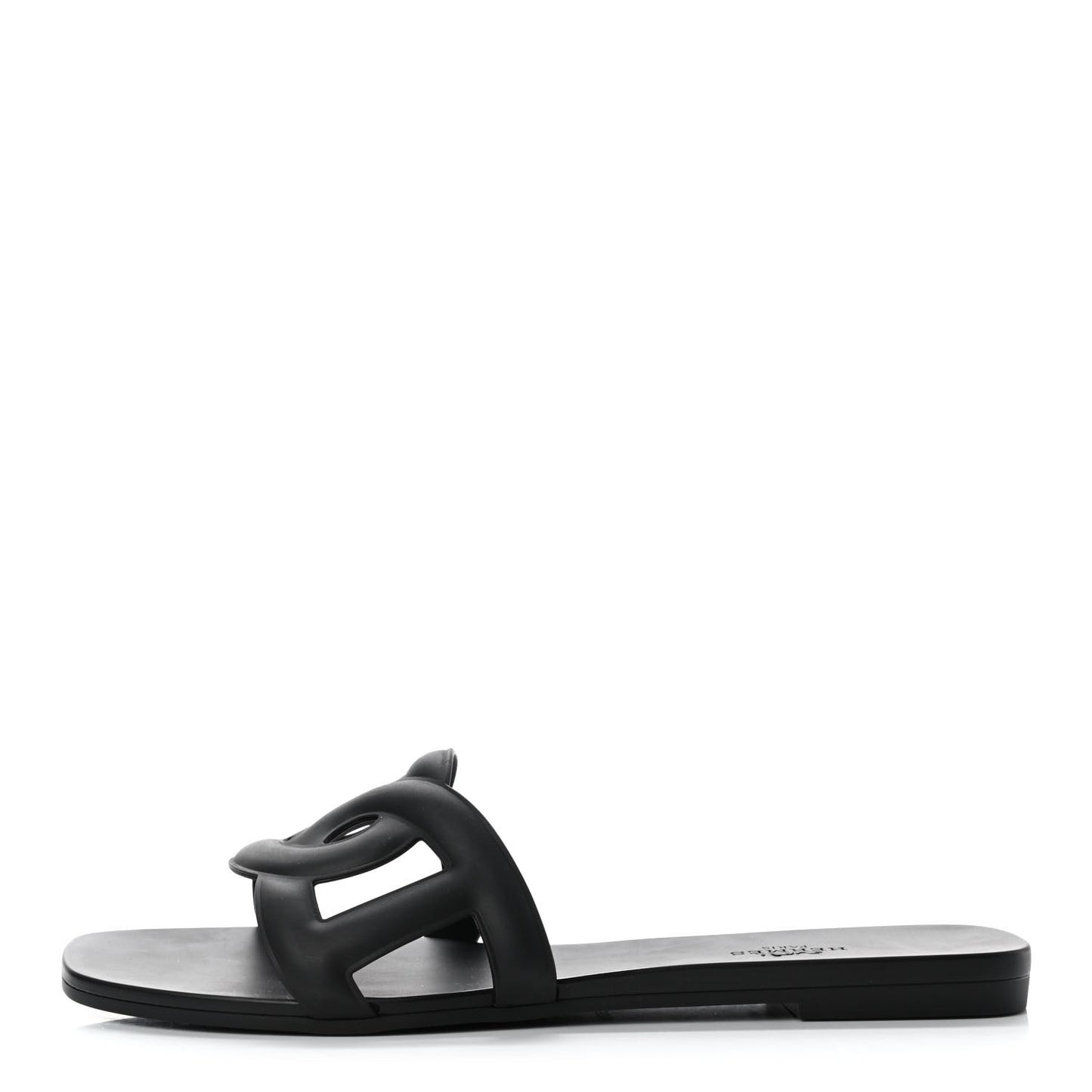 Rubber Aloha Sandals 38 Black