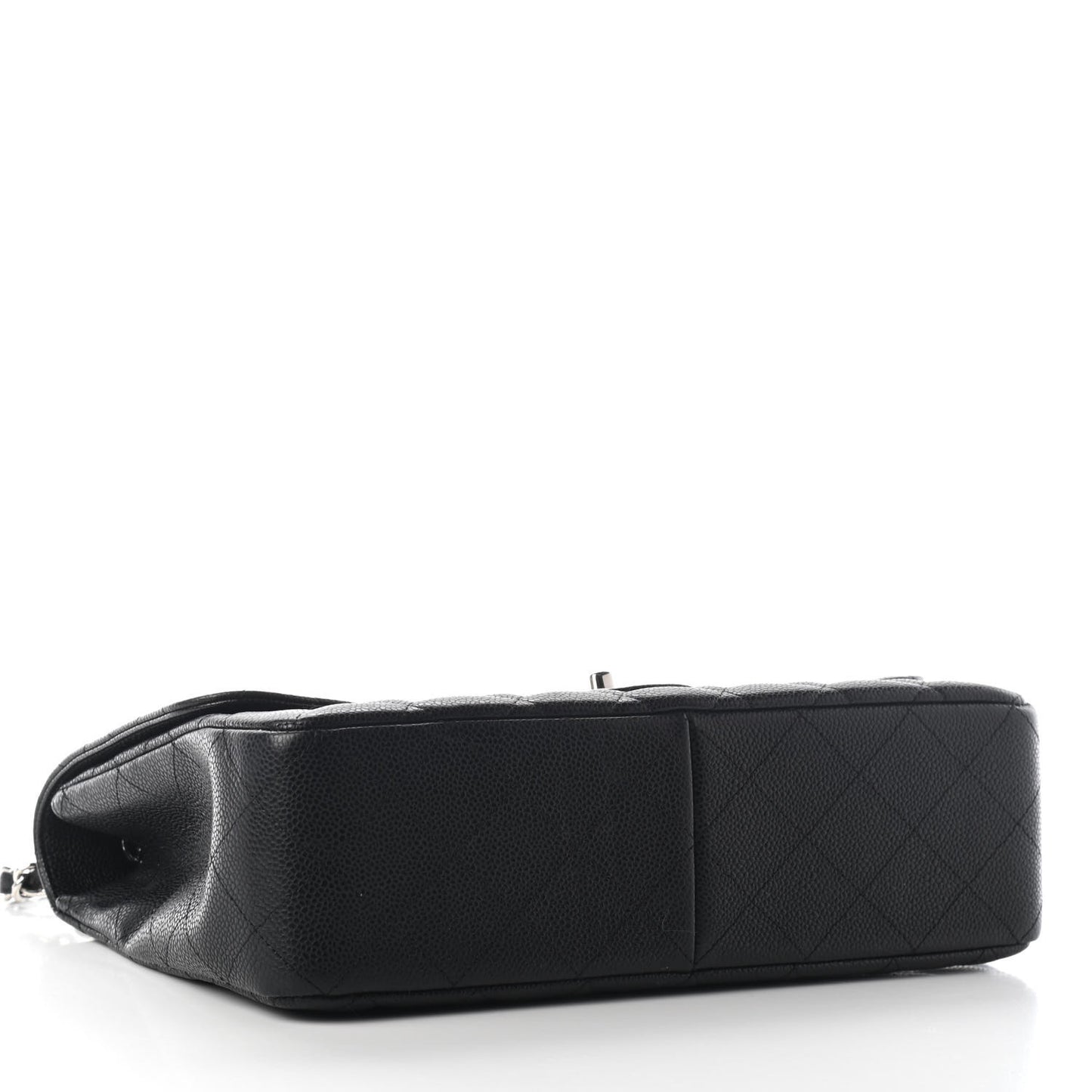 Caviar Quilted Jumbo Single Flap Black