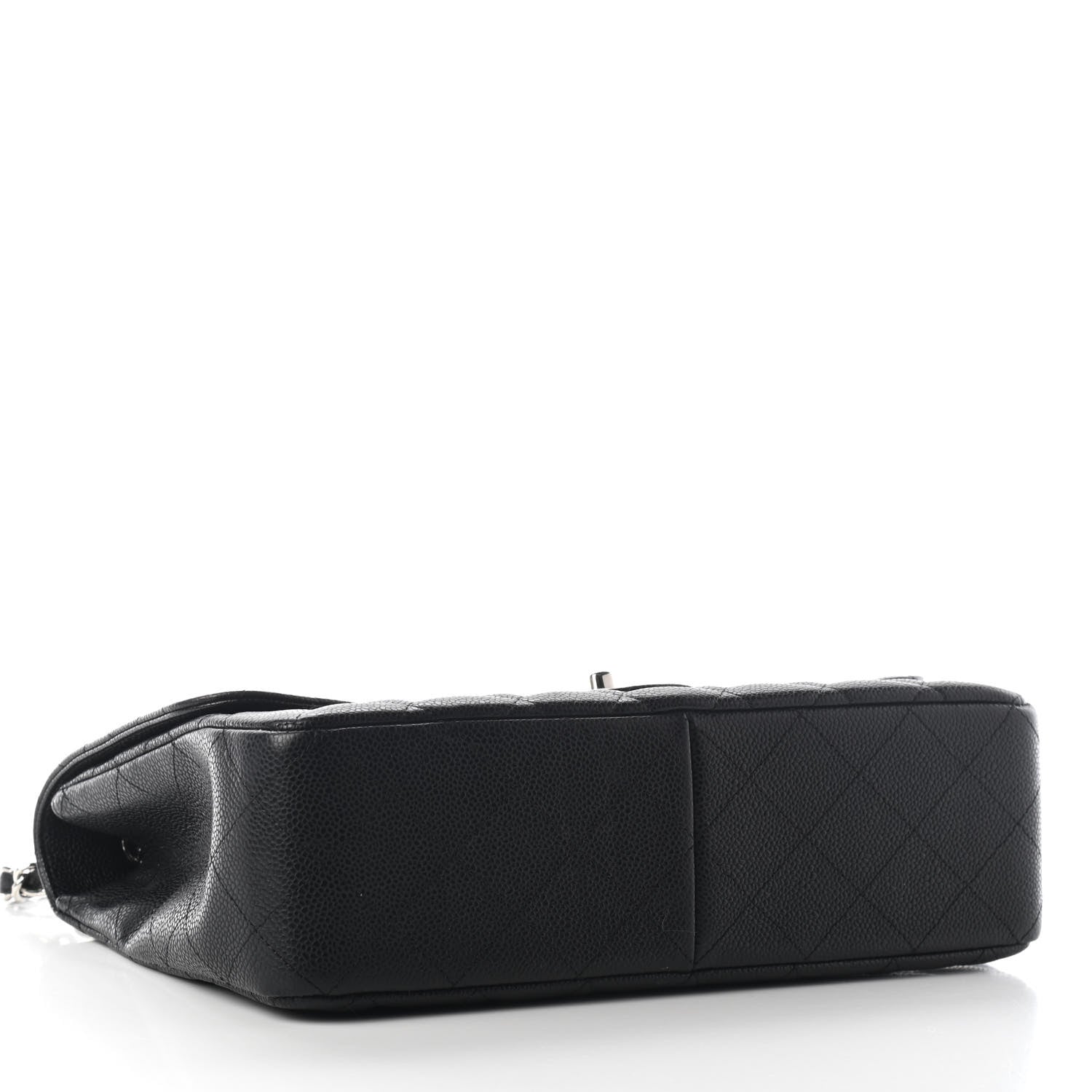 Chanel Caviar Quilted Jumbo Single Flap Black 3 of 8