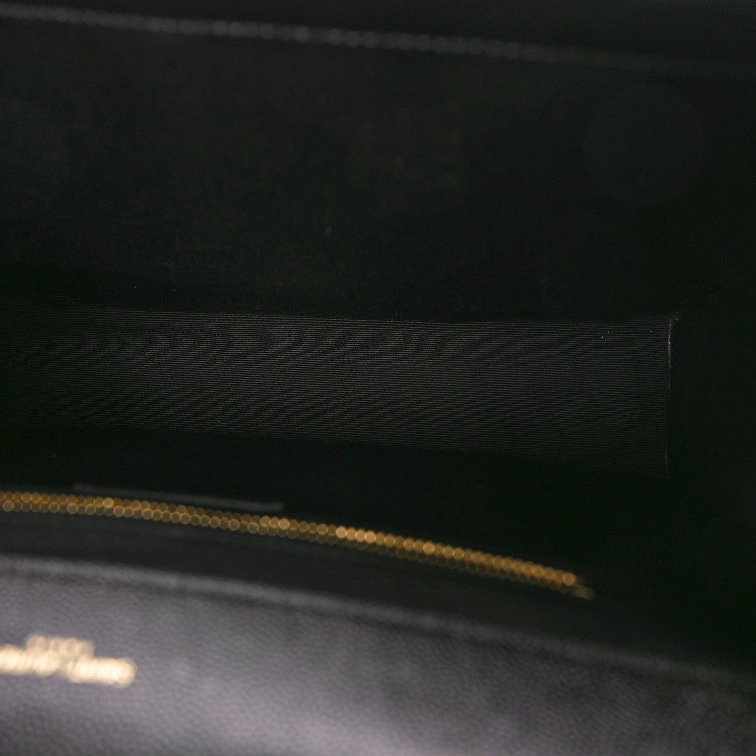 Saint Laurent Grain De Poudre Textured Mixed Matelasse Large Triquilt Monogram Satchel Black 5 of 12