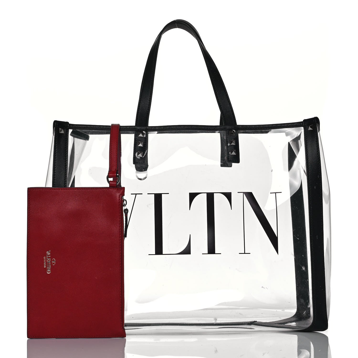Valentino Garavani Plexy VLTN Shopping Bag Transparent 3 of 18
