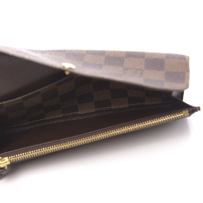 Louis Vuitton Damier Ebene Emilie Wallet 5 of 6