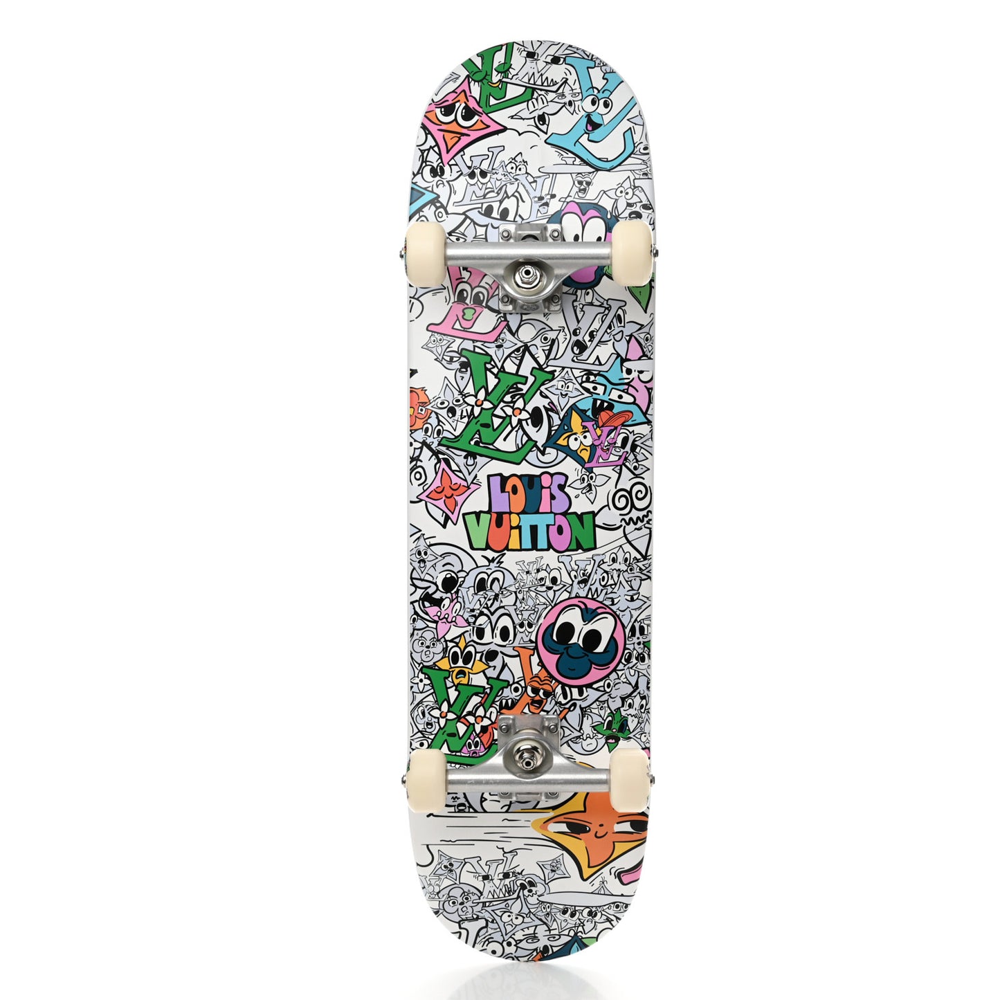 Monogram Comics Wood Skateboard Multicolor