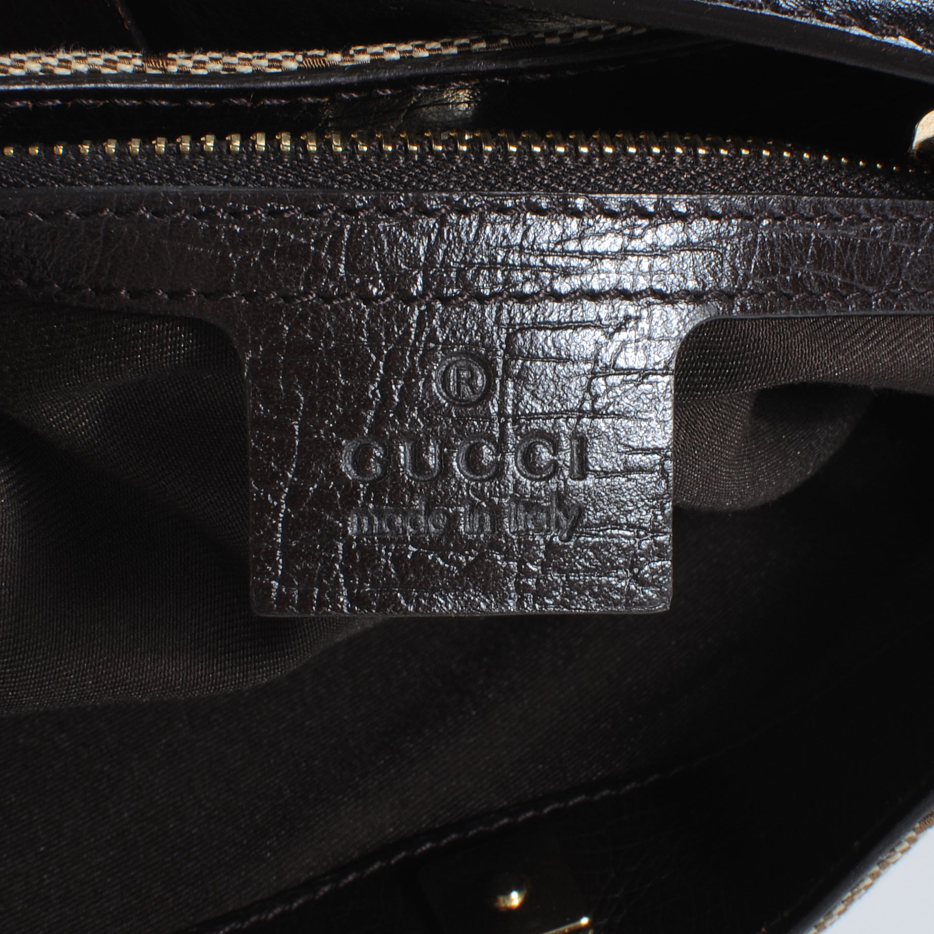 Gucci Monogram Hasler Shoulder Bag Ebony 6 of 8
