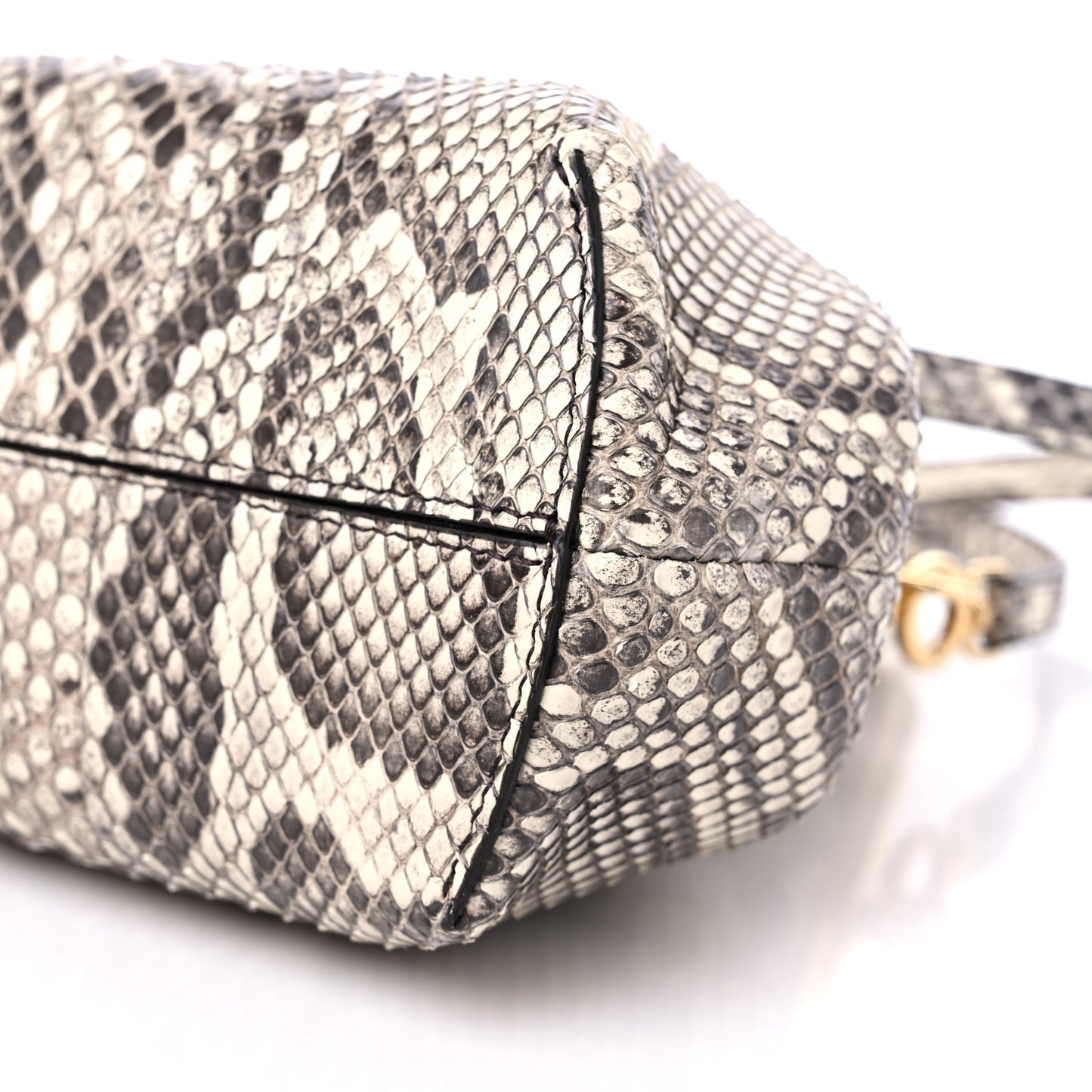 Snakeskin Small Fendi First Daisy Roccia