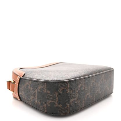 Celine Triomphe Canvas Small Camera Bag Tan 4 of 10