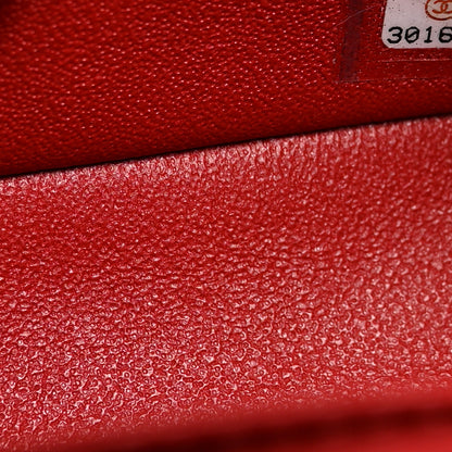 Chanel Lambskin Quilted Mini Rectangular Flap Red 7 of 10