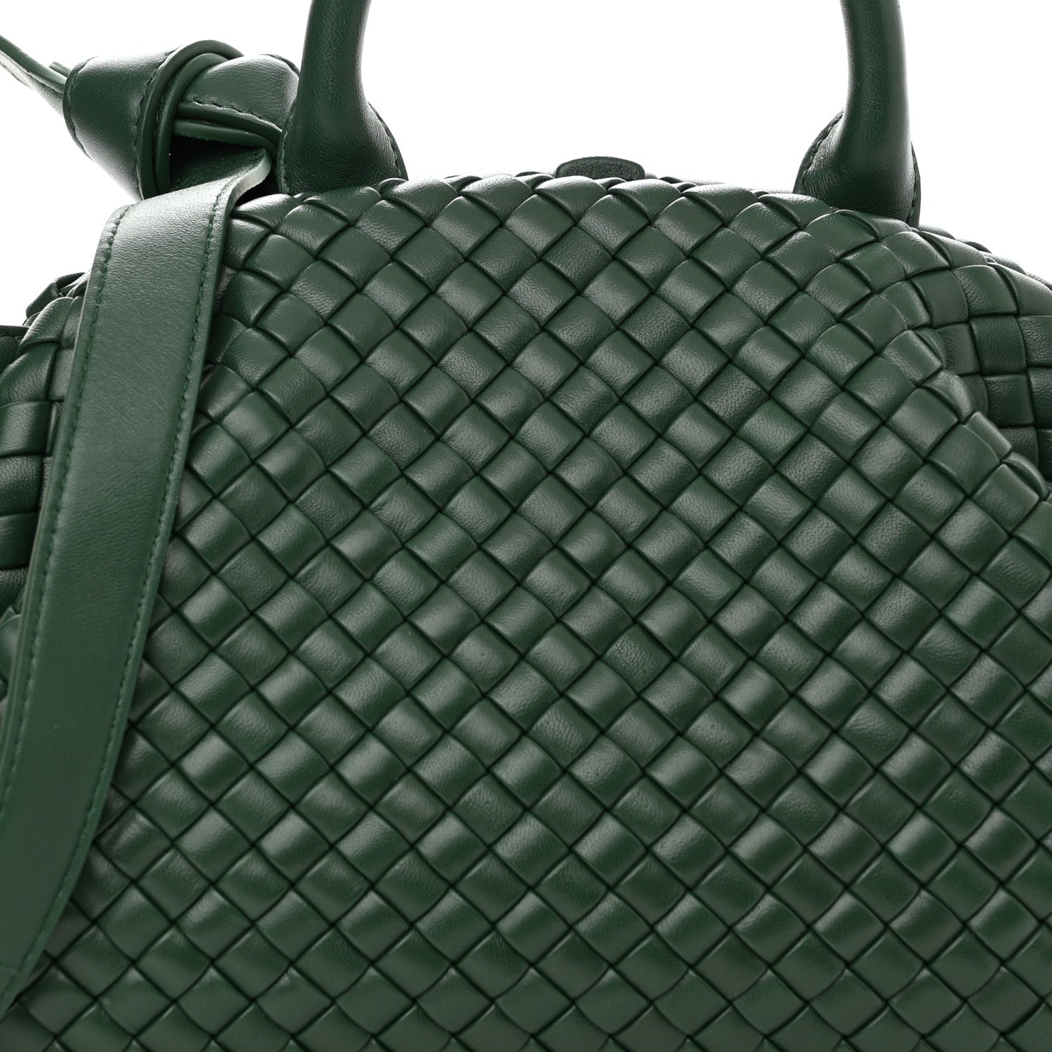 Bottega Veneta Nappa Intrecciato Small Handle Bag Raintree 7 of 9