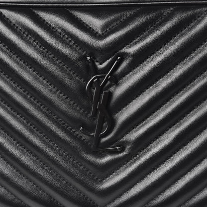 Saint Laurent Calfskin Matelasse Monogram Lou Camera Bag Black 11 of 11