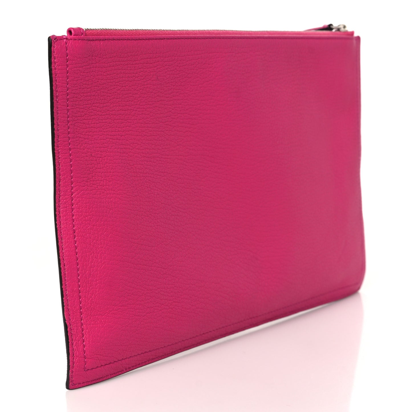 Sugar Goatskin Medium Antigona Pouch Fushia