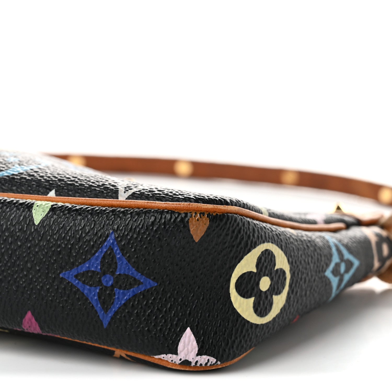 Louis Vuitton Monogram Multicolor Pochette Accessories Black 10 of 10