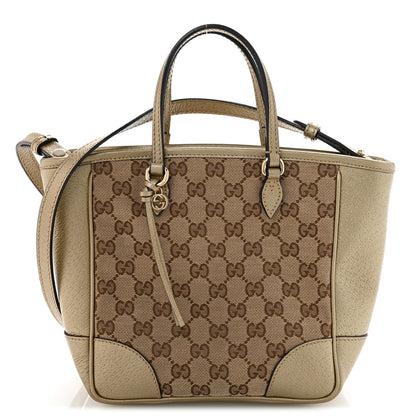 Gucci Monogram Mini Bree Tote Golden Beige 1 of 14
