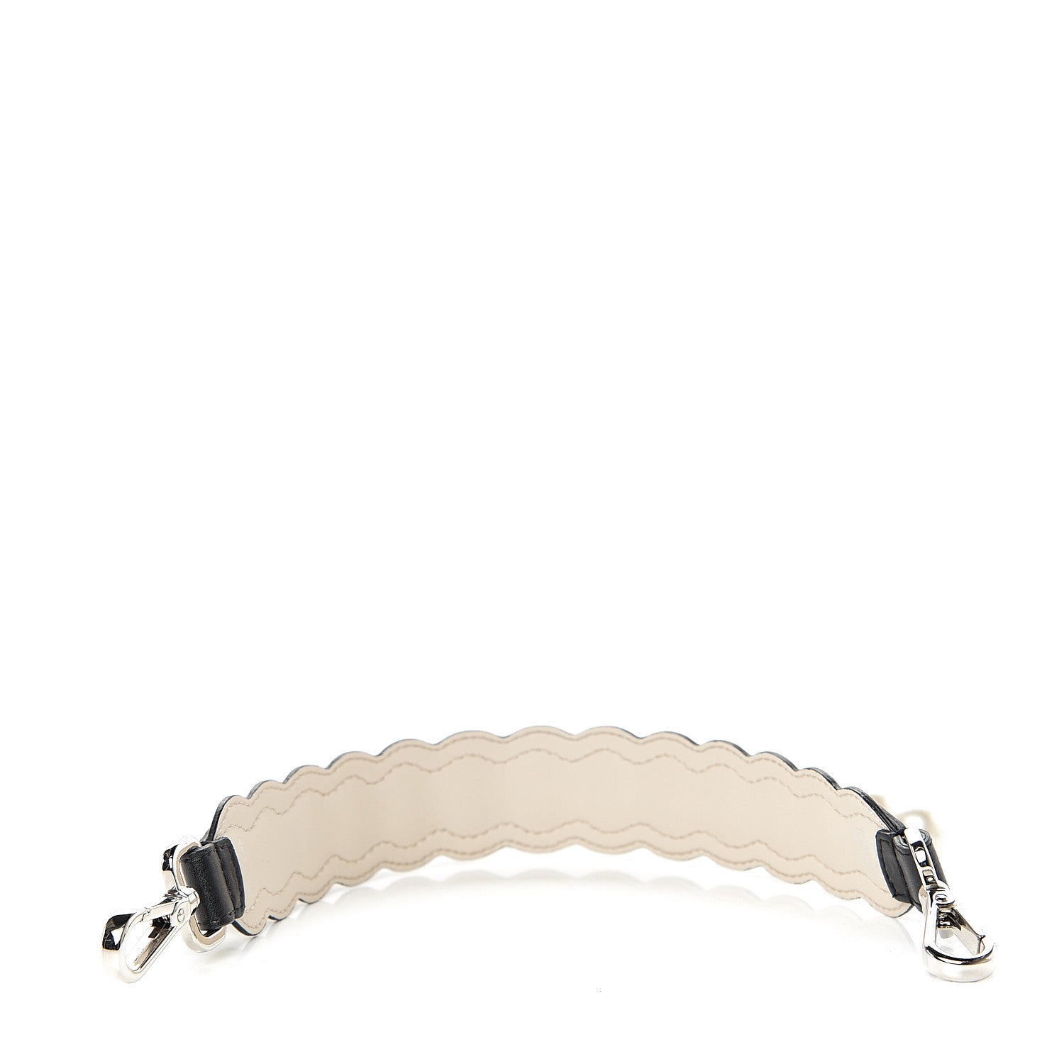 Fendi Calfskin Pearl Embellished Mini Strap You Black Camelia 2 of 4