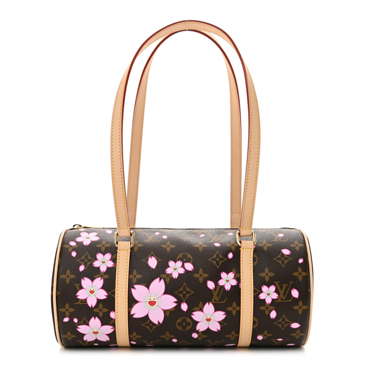 Louis Vuitton LV X TM Monogram Cherry Blossom Papillon Sakura Brown 1 of 10
