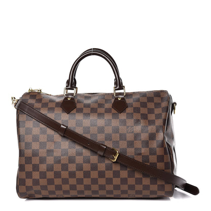 Louis Vuitton Damier Ebene Speedy Bandouliere 35 1 of 12