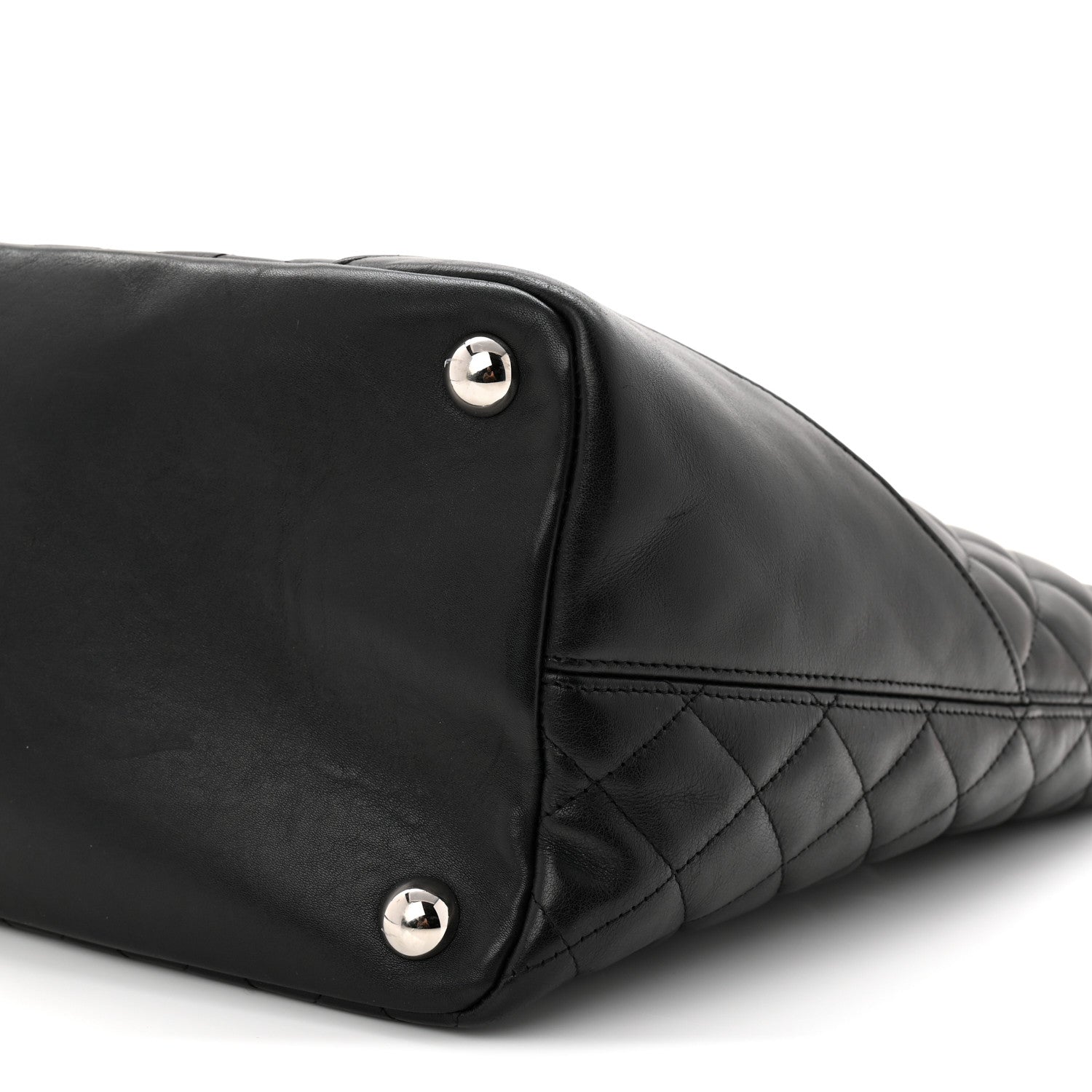 Chanel Calfskin Quilted Large Cambon Tote Black 10 of 10