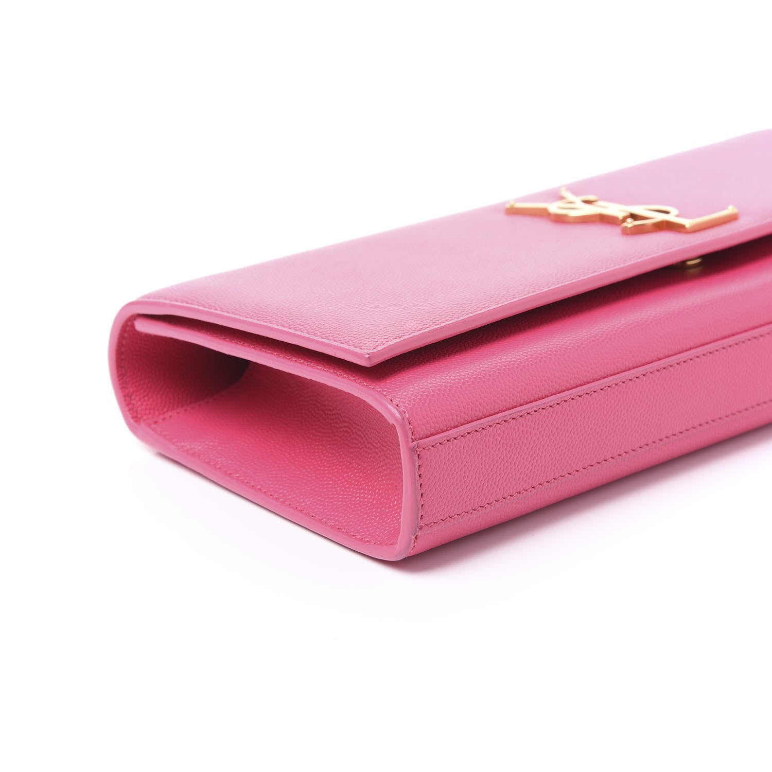 Saint Laurent Grain De Poudre Classic Monogram Cassandre Clutch Lipstick Fuchsia 6 of 8