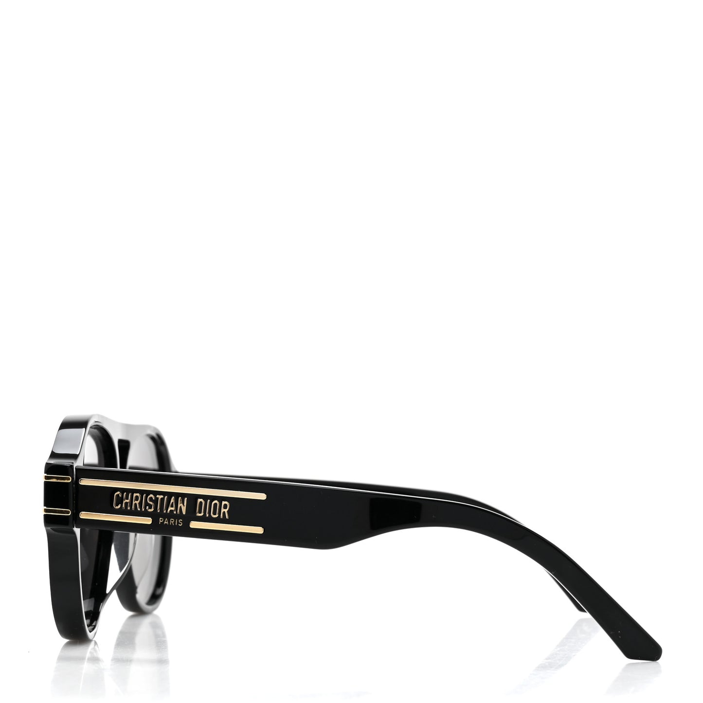 Acetate Diorsignature A1U Pilot Sunglasses Black