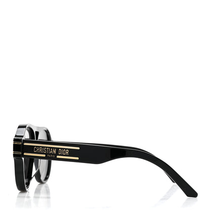 Christian Dior Acetate Diorsignature A1U Pilot Sunglasses Black 3 of 7