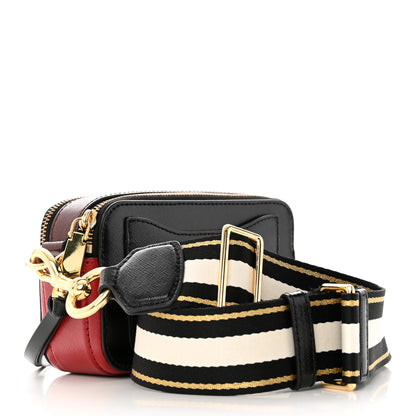 Marc Jacobs Saffiano Small Snapshot Camera Bag Black Multicolor 3 of 16