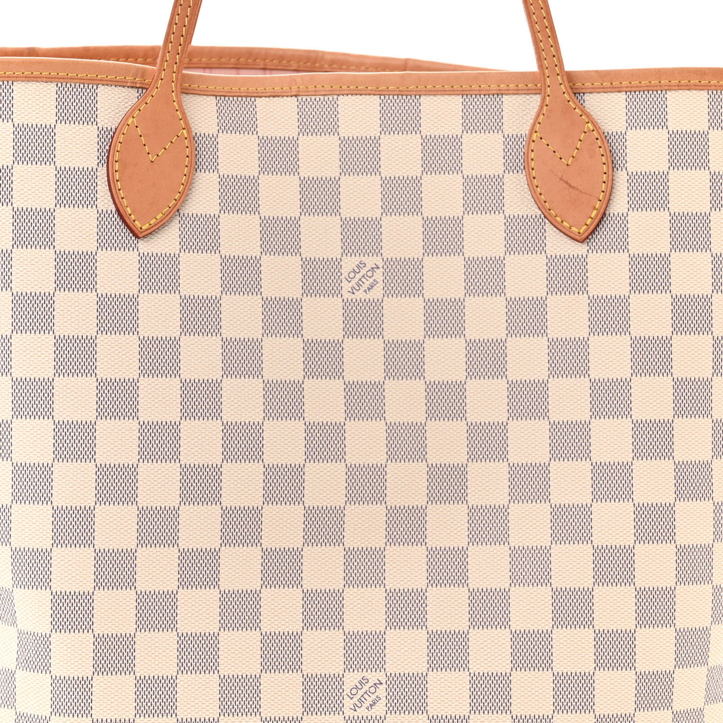 Damier Azur Neo Neverfull MM Rose Ballerine