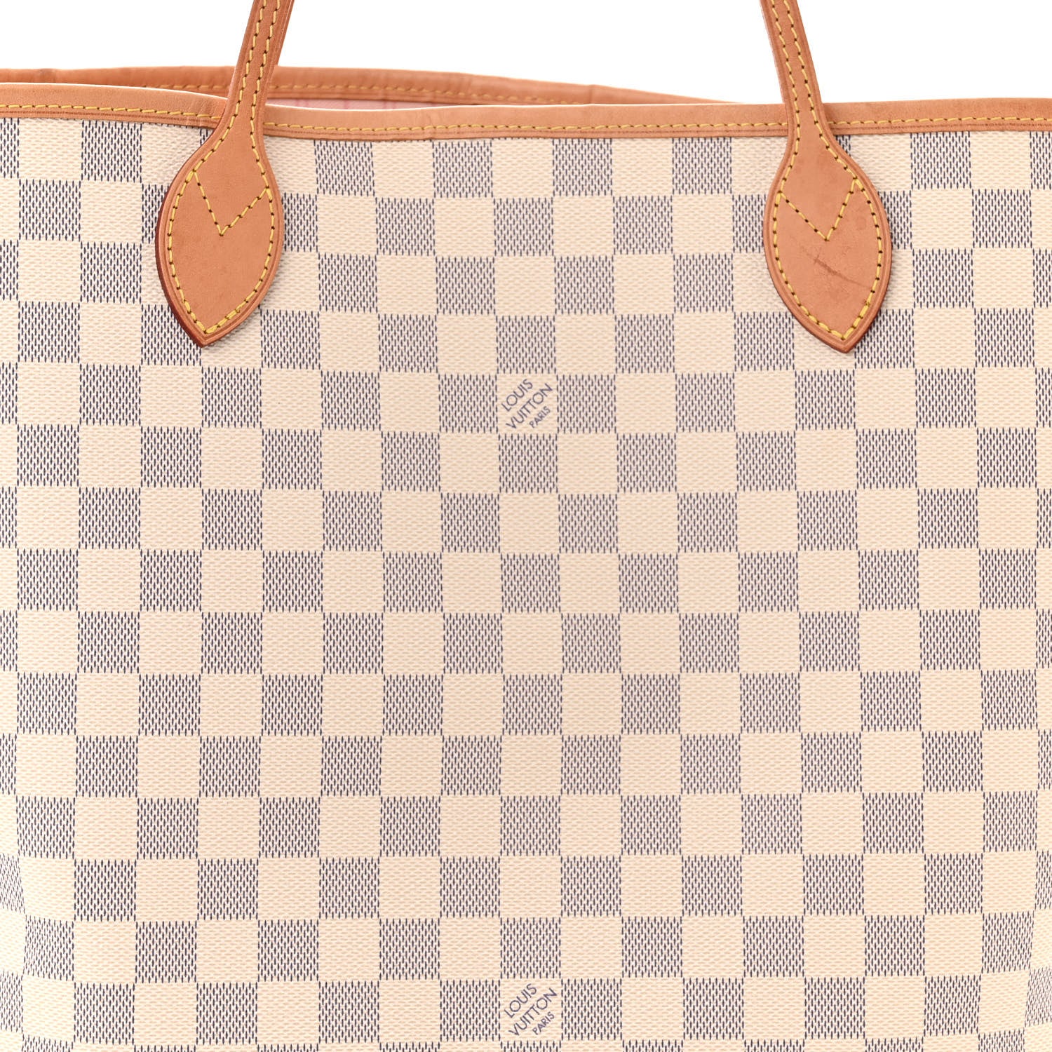 Louis Vuitton Damier Azur Neo Neverfull MM Rose Ballerine 8 of 10