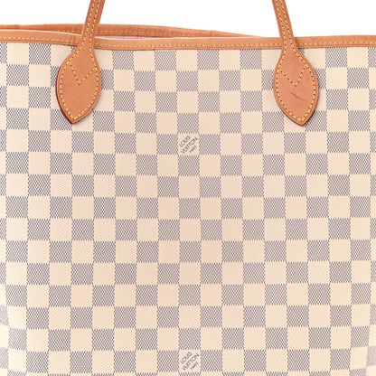 Louis Vuitton Damier Azur Neo Neverfull MM Rose Ballerine 8 of 10